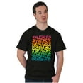 thumbnail image 1 of NASA Worm Logo Rainbow Gradient Men's Graphic T Shirt Tees Brisco Brands S, 1 of 4