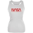 thumbnail image 1 of NASA Worm Rocket Science Juniors Soft Tank Top White X-LG, 1 of 1