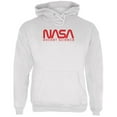 thumbnail image 1 of NASA Worm Rocket Science Mens Hoodie White MD, 1 of 1