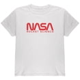 thumbnail image 1 of NASA Worm Rocket Science Youth T Shirt White YXL, 1 of 1