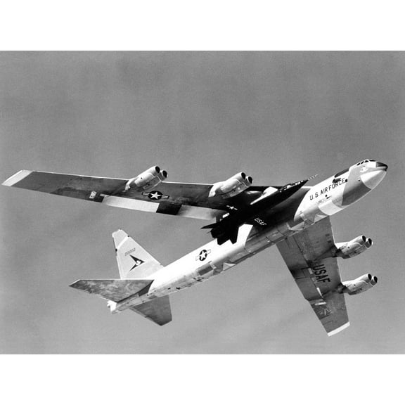 NASA X15 Rocket Plane B52 Captive Flight 1960 Extra Large XL Wall Art Poster Print
