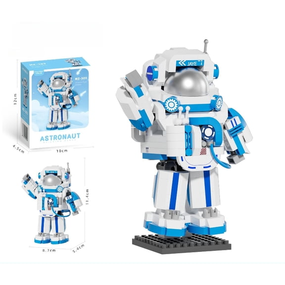 NASA astronaut model, astronaut assembly blocks, small brick building blocks, birthday gift.