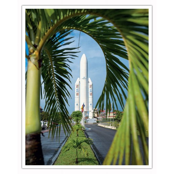 NASA's James Webb Telescope Prelaunch Dec. 25, 2021 - NASA Color Photo - Fine Art Matte Paper Print (Unframed) 16x20in