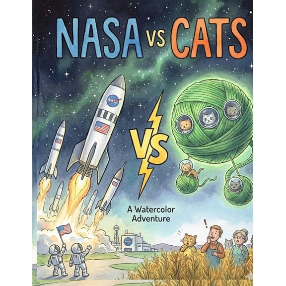 NASA vs CATS: Planet Meow Attacks Earth, (Paperback)