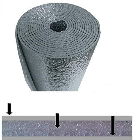 1000 sqft NASA Tech 1/8 Perf Reflective Foam Core Attic House Insulation Blanket
