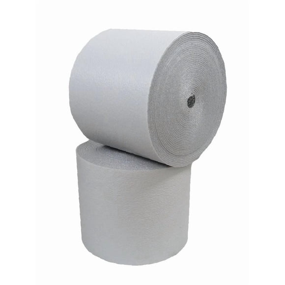 NASATEK Foam Core Reflective Insulation Garage Door White Foil 21IN x 18ft Roll