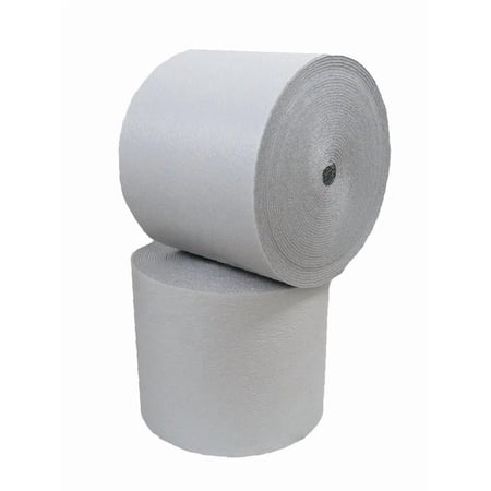 NASATEK foam Core Reflective Insulation Garage Door White Foil 21Inch x 9ft Roll