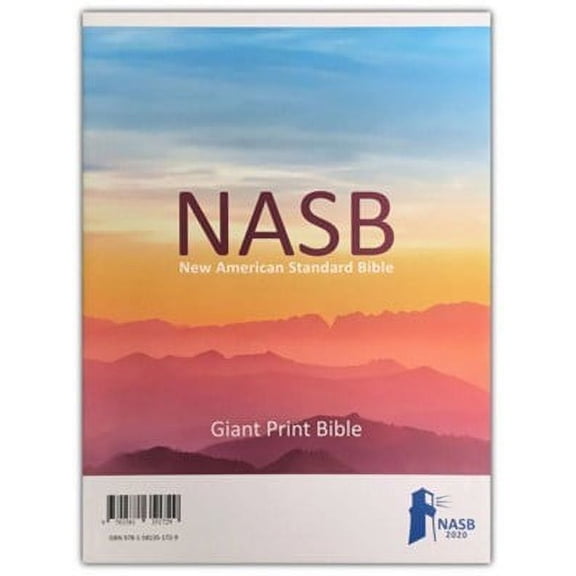 Nasb 2020 Giant-Print Text Bible---Genuine Leather, Black