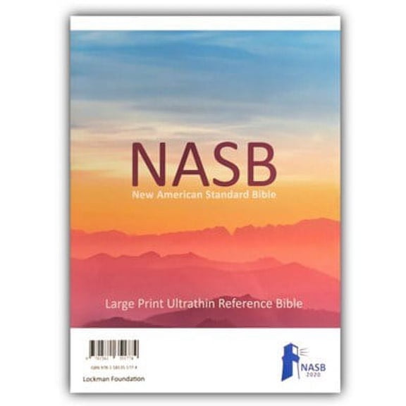 Pre-Owned NASB 2020 Large Print Ultrathin Reference Bible-Brown Leathertex (#3536)