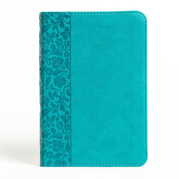 NASB Large Print Compact Reference Bible, Teal Leathertouch (Hardcover)