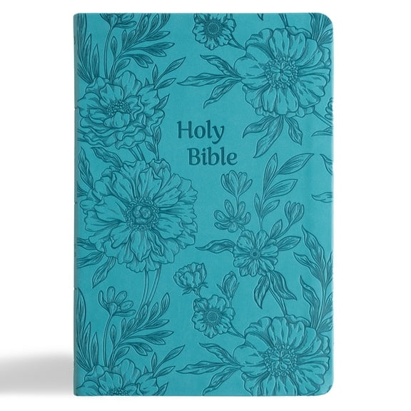 NASB Large Print Thinline Bible, Value Edition, Teal Leathertouch, (Hardcover)