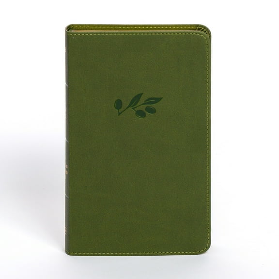 NASB Personal Size Bible, Olive Leathertouch, (Hardcover)