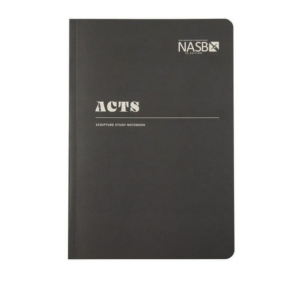 NASB Scripture Study Notebook: Acts: NASB, (Paperback)