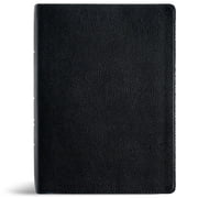NASB Study Bible, Black Genuine Leather, Indexed, Hardcover