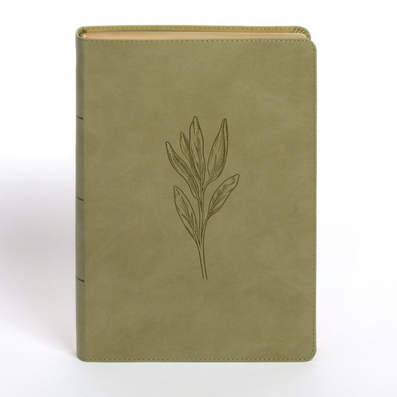 NASB Super Giant Print Reference Bible, Sage Suedesoft Leathertouch, Indexed, (Hardcover)