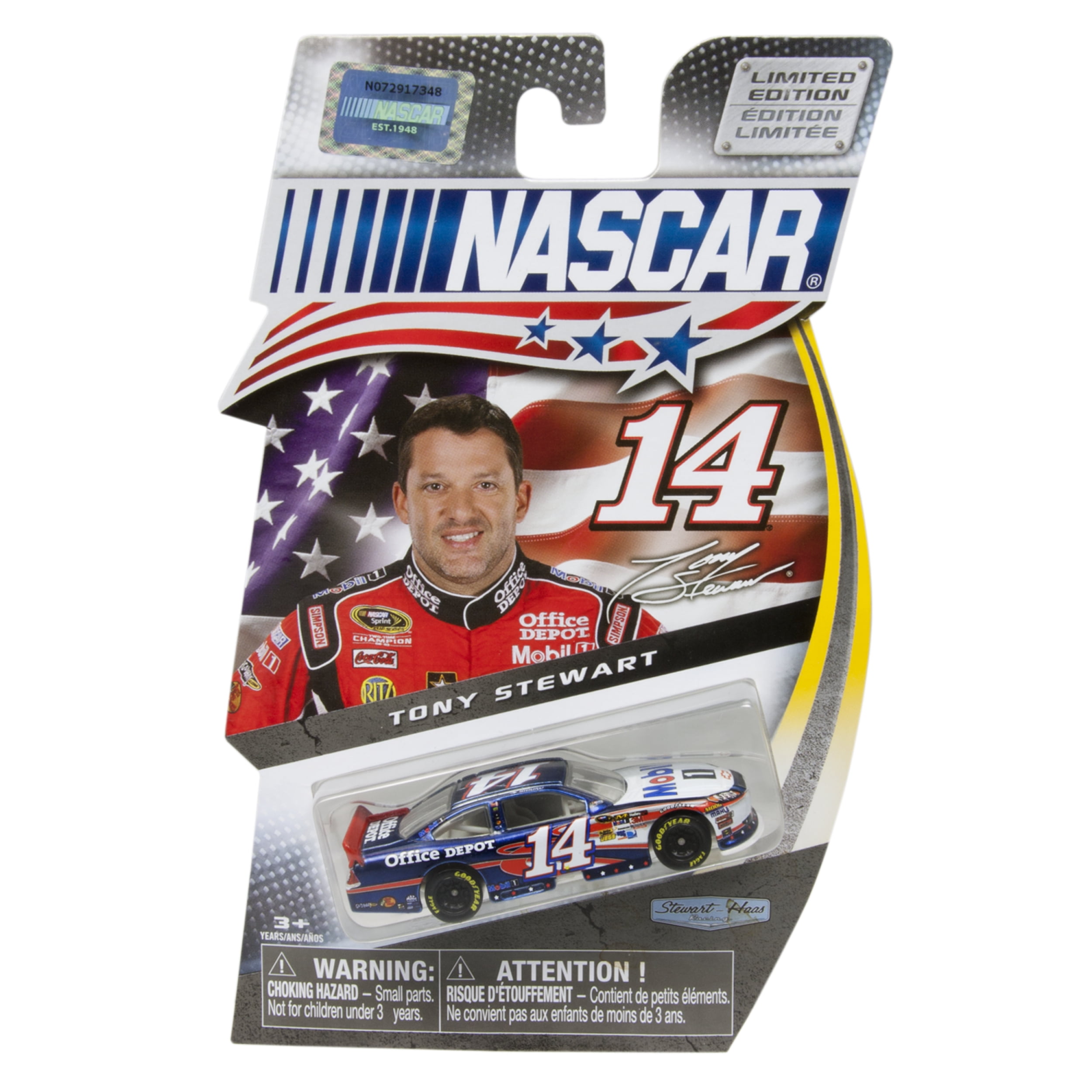NASCAR, 1:64th Collector Car, #14 Tony Stewart Office Depot