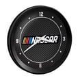 thumbnail image 1 of NASCAR 15" Ribbed Frame Wall Clock, 1 of 1