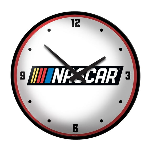 NASCAR 17.5" Modern Disc Wall Clock