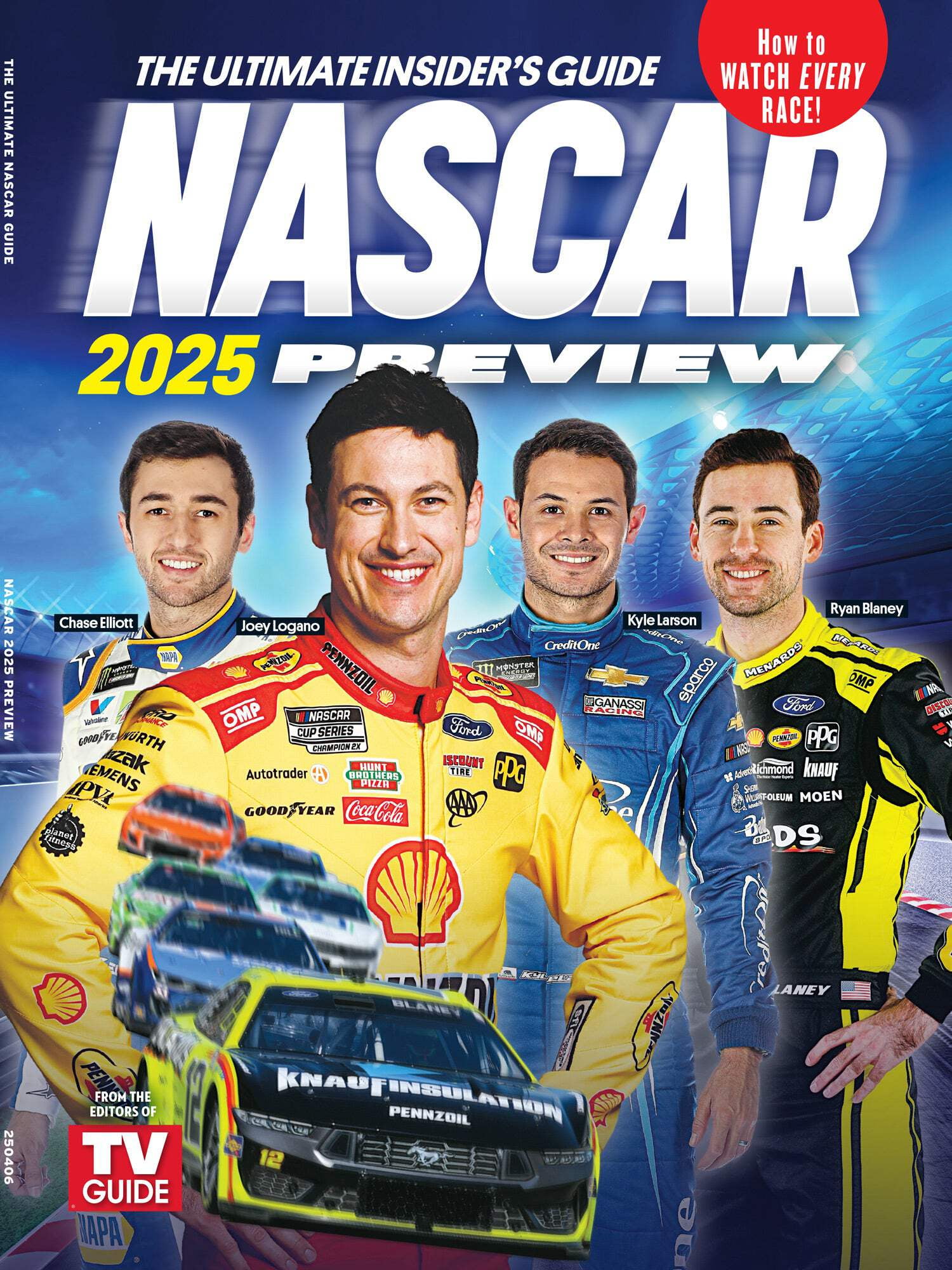 NASCAR - 2025 Ultimate Insider's Preview Guide: Join The Adrenaline-Fueled Experience, Top Drivers, Thrilling Races, Exclusive Interviews, Trivia, Comprehensive Coverage For Every NASCAR Fan More!