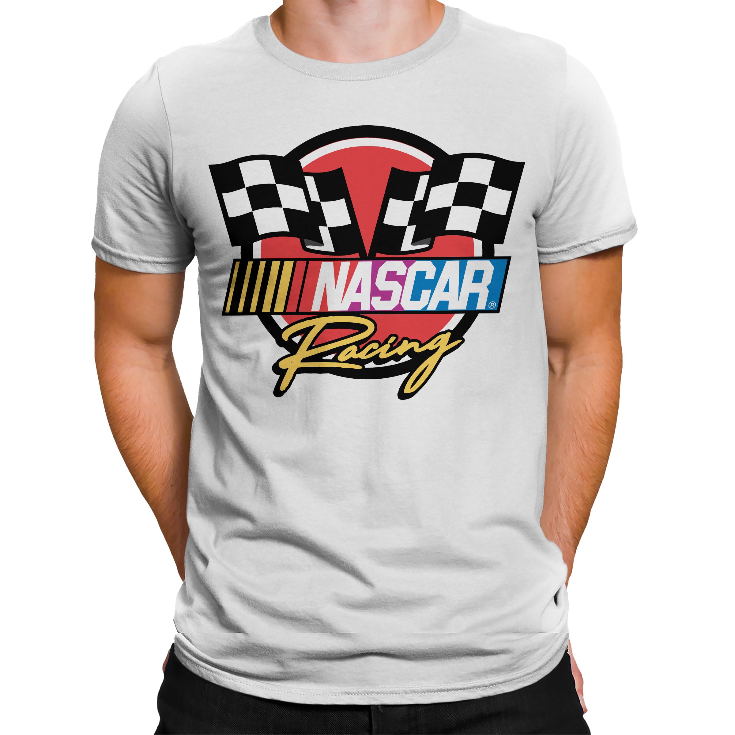NASCAR 90s Racing Vintage Badge Mens and Womens Short Sleeve