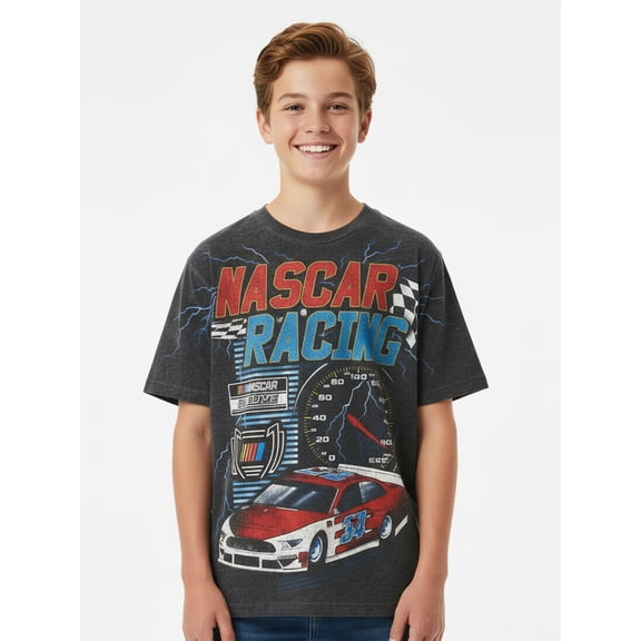 NASCAR, Boys' Relaxed Graphic T-Shirt, Speed ALT, Sizes 4-18