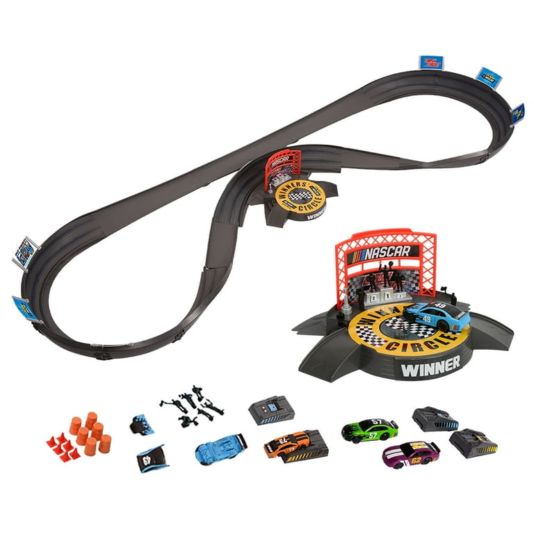 NASCAR Crash Circuit Race Track Toy Set with Winner's Circle