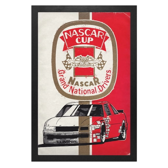 NASCAR Cup Indy Stock Car America Sports Fun Driving Wall Decor Poster - 20x30 Inch Laminated Poster - Stunning Detail and Bold Colors