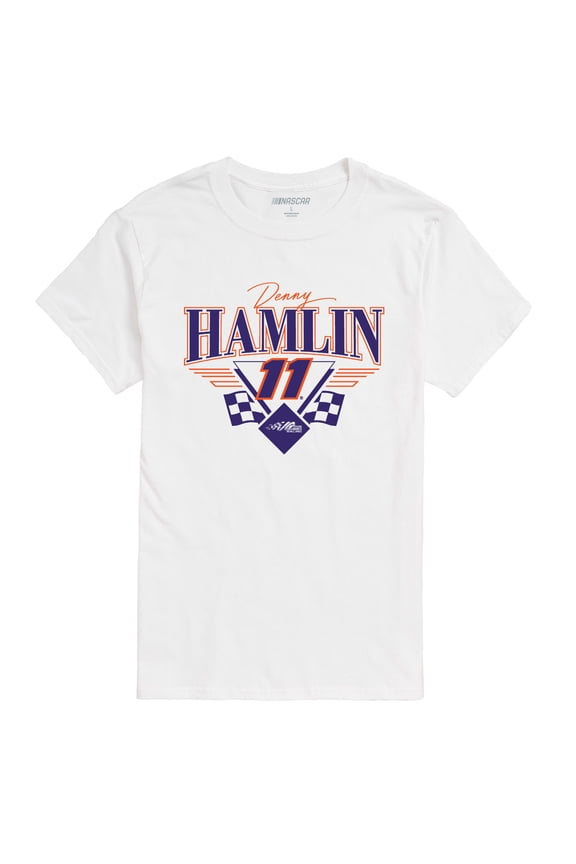 - Denny Hamlin Triangle Wings - Men's Short Sleeve Graphic T-Shirt