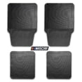 thumbnail image 1 of NASCAR Essential Car Floor Mats – 4-Piece Set | All-Weather Protection | Universal Fit for Cars, Trucks & SUVs | Black Rubber, 1 of 7