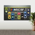 thumbnail image 1 of Prime Party Official NASCAR Racing Fabric Wall Banner, Vibrant Party Backdrop Decoration, 5ft x 3ft, 1 of 1