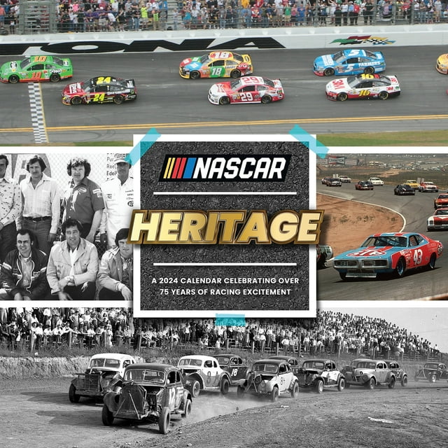 NASCAR Heritage 2024 Wall Calendar