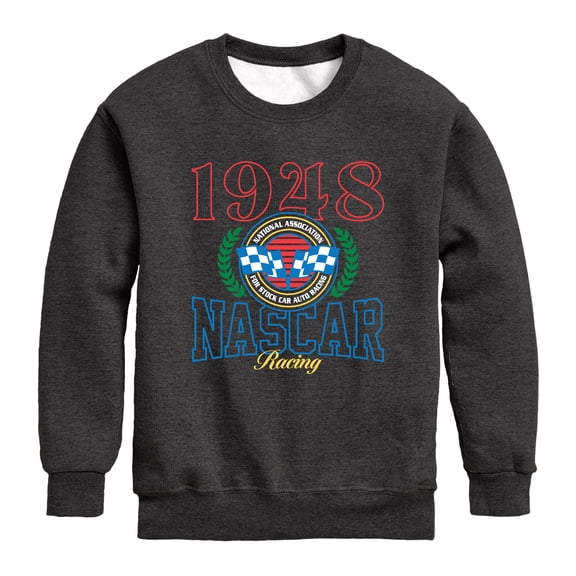NASCAR - Heritage Crest - Kids Youth Crew Fleece Sweatshirt