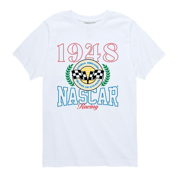 NASCAR - Heritage Crest - Kids Youth Short Sleeve Graphic T-Shirt
