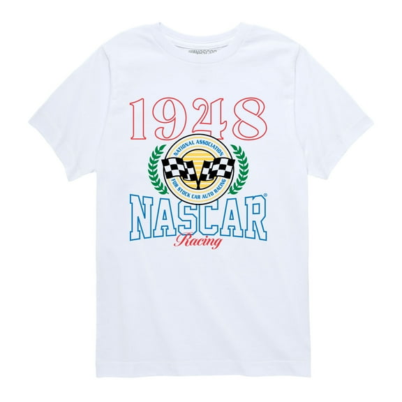 NASCAR - Heritage Crest - Kids Youth Short Sleeve Graphic T-Shirt