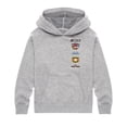 thumbnail image 1 of NASCAR - Historical Logos Stacked - Kids Youth Fleece Hoodie, 1 of 3