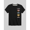thumbnail image 1 of NASCAR - Historical Logos Stacked - Kids Youth Short Sleeve Graphic T-Shirt, 1 of 3