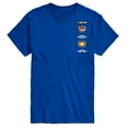 thumbnail image 1 of NASCAR - Historical Logos Stacked - Men's Short Sleeve Graphic T-Shirt, 1 of 4