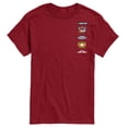 thumbnail image 1 of NASCAR - Historical Logos Stacked - Men's Short Sleeve Graphic T-Shirt, 1 of 4