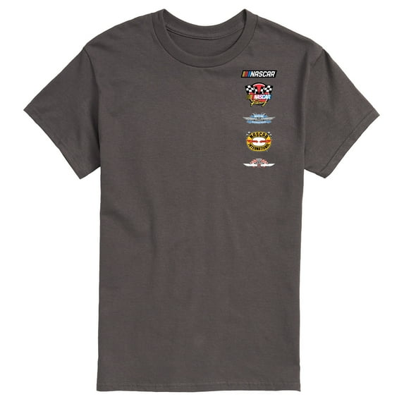 NASCAR - Historical Logos Stacked - Men's Short Sleeve Graphic T-Shirt