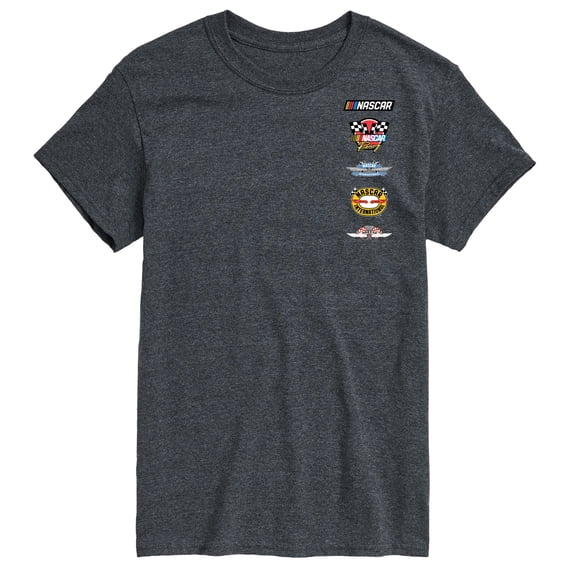 NASCAR - Historical Logos Stacked - Men's Short Sleeve Graphic T-Shirt