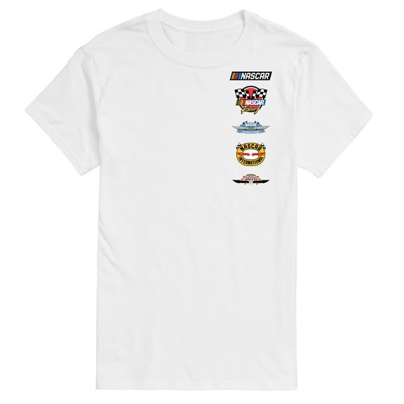 NASCAR - Historical Logos Stacked - Men's Short Sleeve Graphic T-Shirt