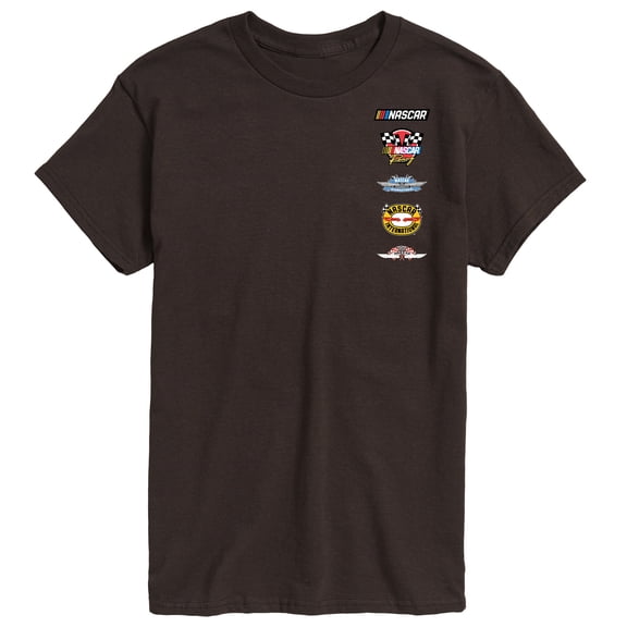 NASCAR - Historical Logos Stacked - Men's Short Sleeve Graphic T-Shirt