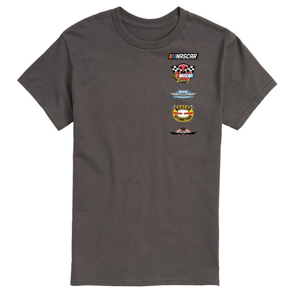 NASCAR - Historical Logos Stacked - Men's Short Sleeve Graphic T-Shirt