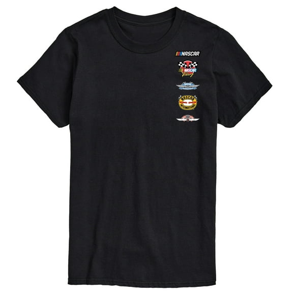 NASCAR - Historical Logos Stacked - Men's Short Sleeve Graphic T-Shirt