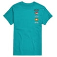 thumbnail image 1 of NASCAR - Historical Logos Stacked - Men's Short Sleeve Graphic T-Shirt, 1 of 4