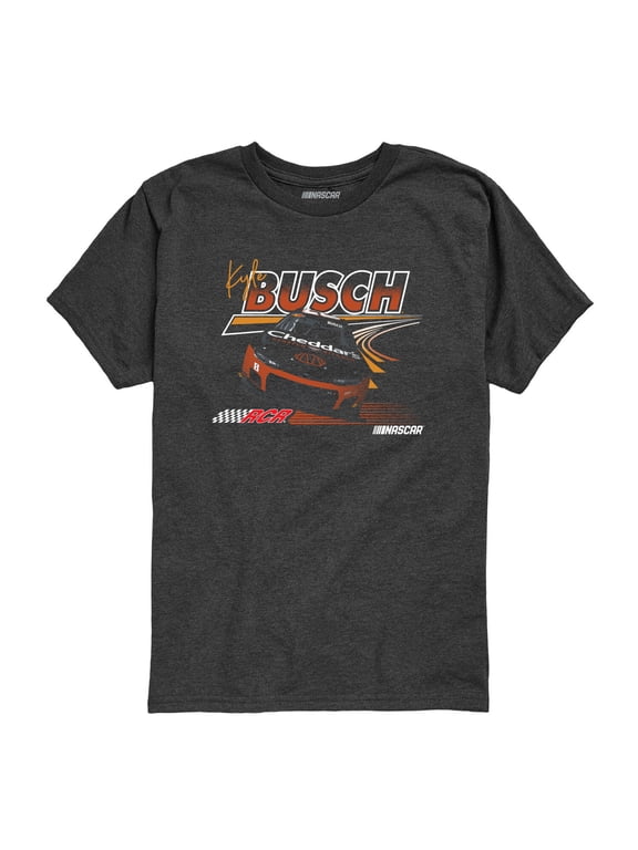 - Kyle Busch Race Lines Boys' Short Sleeve Graphic T-Shirt