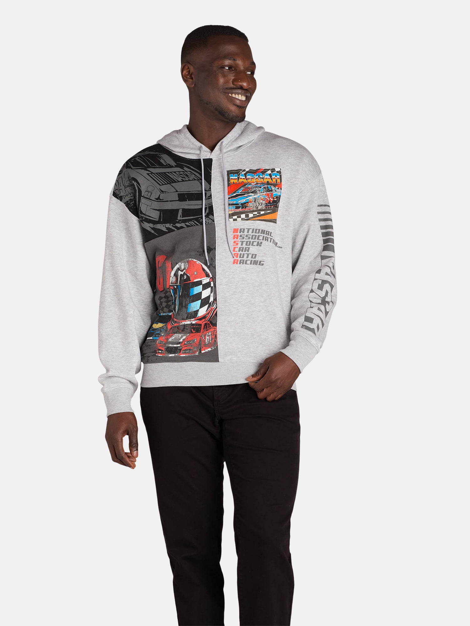 NASCAR Men's & Big Men's Graphic Print Pullover Hoodie, Sizes S-3XL