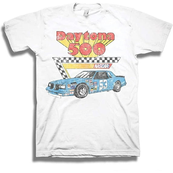 NASCAR Vintage Daytona 500 Shirt Racing Mens Graphic T-Shirt