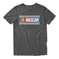 thumbnail image 1 of NASCAR Nascar Checker Bar Logo Mens and Womens Short Sleeve T-Shirt (Graphite Heather, S-XXL), 1 of 1