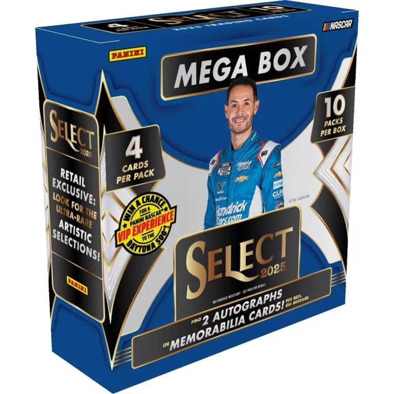 【新品未開封】SUPER SHOW 10 アプグレ トレカセット 12/14 NASCAR Panini 2025 Select Racing Trading Card MEGA Box [10 Packs